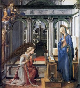 Filippo Lippi. Annonciation. Munich. Catherine Koenig