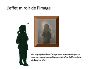 Catherine Koenig - effet miroir de l'oeuvre d'art